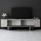 Έπιπλο τηλεόρασης Haven Megapap χρώμα travertine 180x30x50εκ.