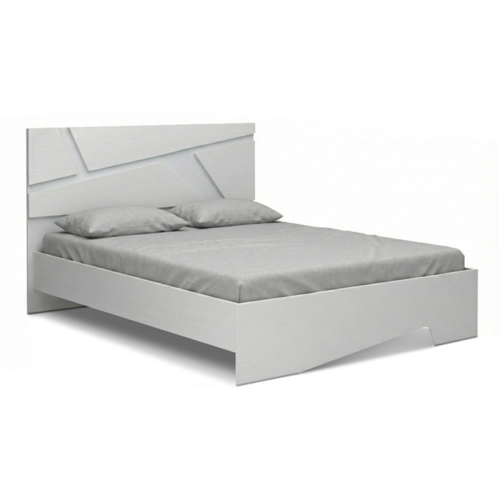 Κρεβάτι Efes Megapap χρώμα λευκό 160x200εκ.