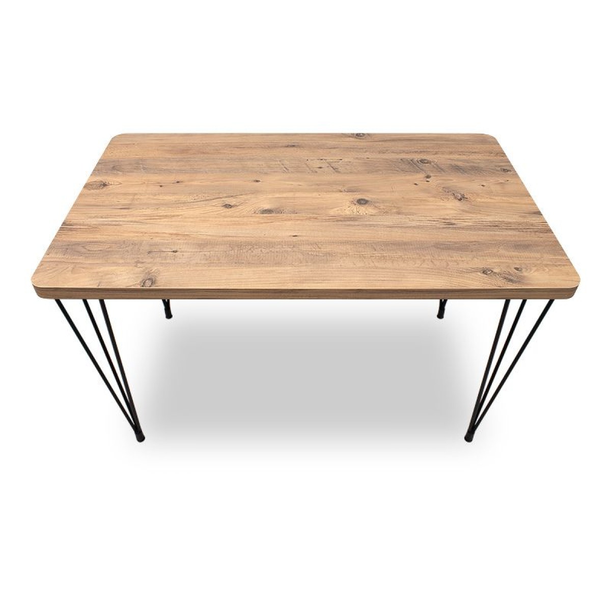 Σετ τραπεζαρία 5τμχ Roger - Chiara Megapap Mdf - ύφασμα χρώμα ακακίας - πράσινο 120x70x75εκ.