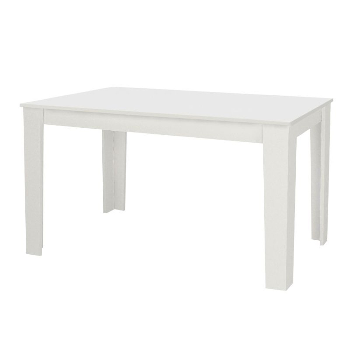 Σετ τραπεζαρία 5τμχ Darlen - Kevin Megapap χρώμα λευκό - μόκα 125x72x74εκ.