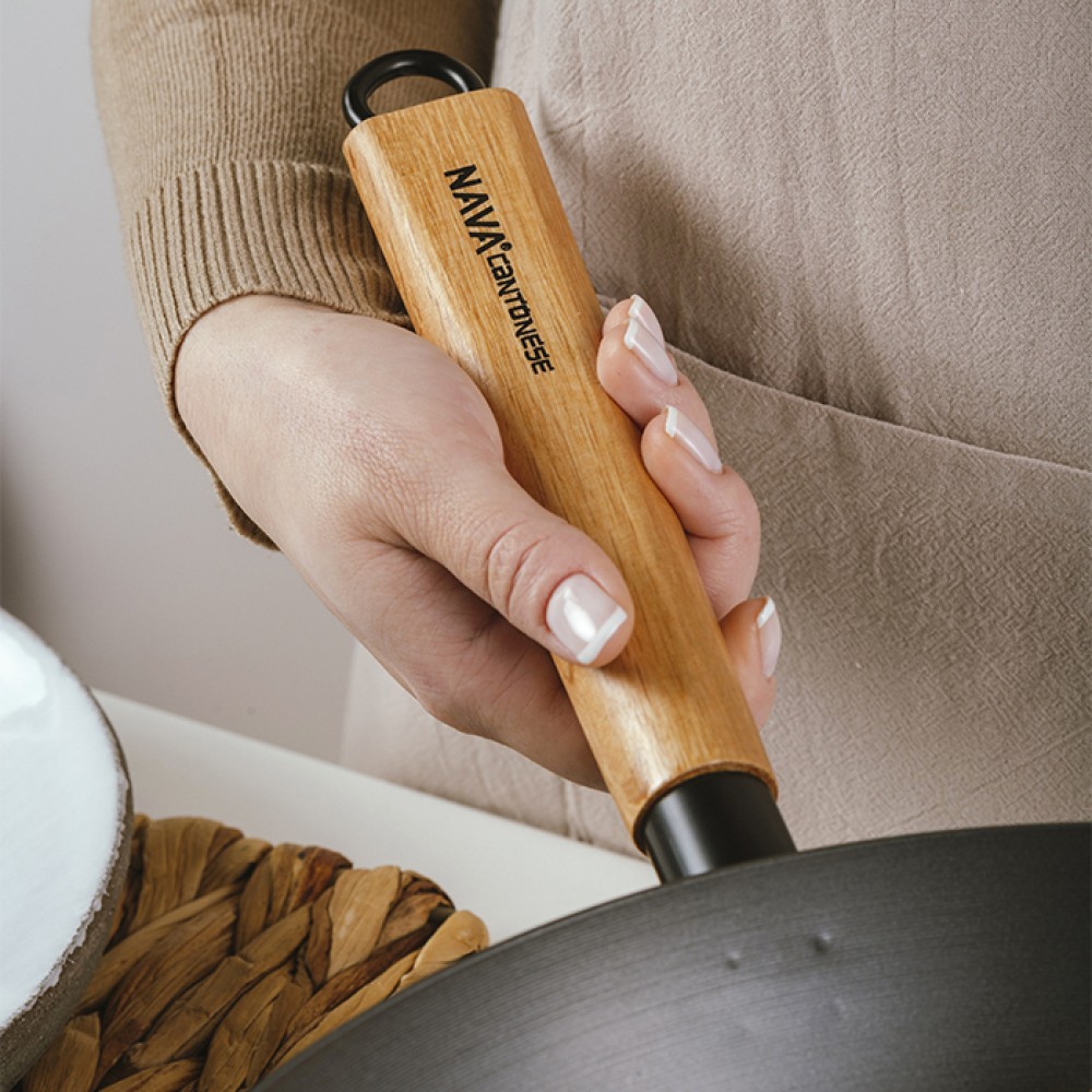 Nava Cantonese Τηγάνι Wok Ν.30 Ατσάλινο Αντικολλητικό