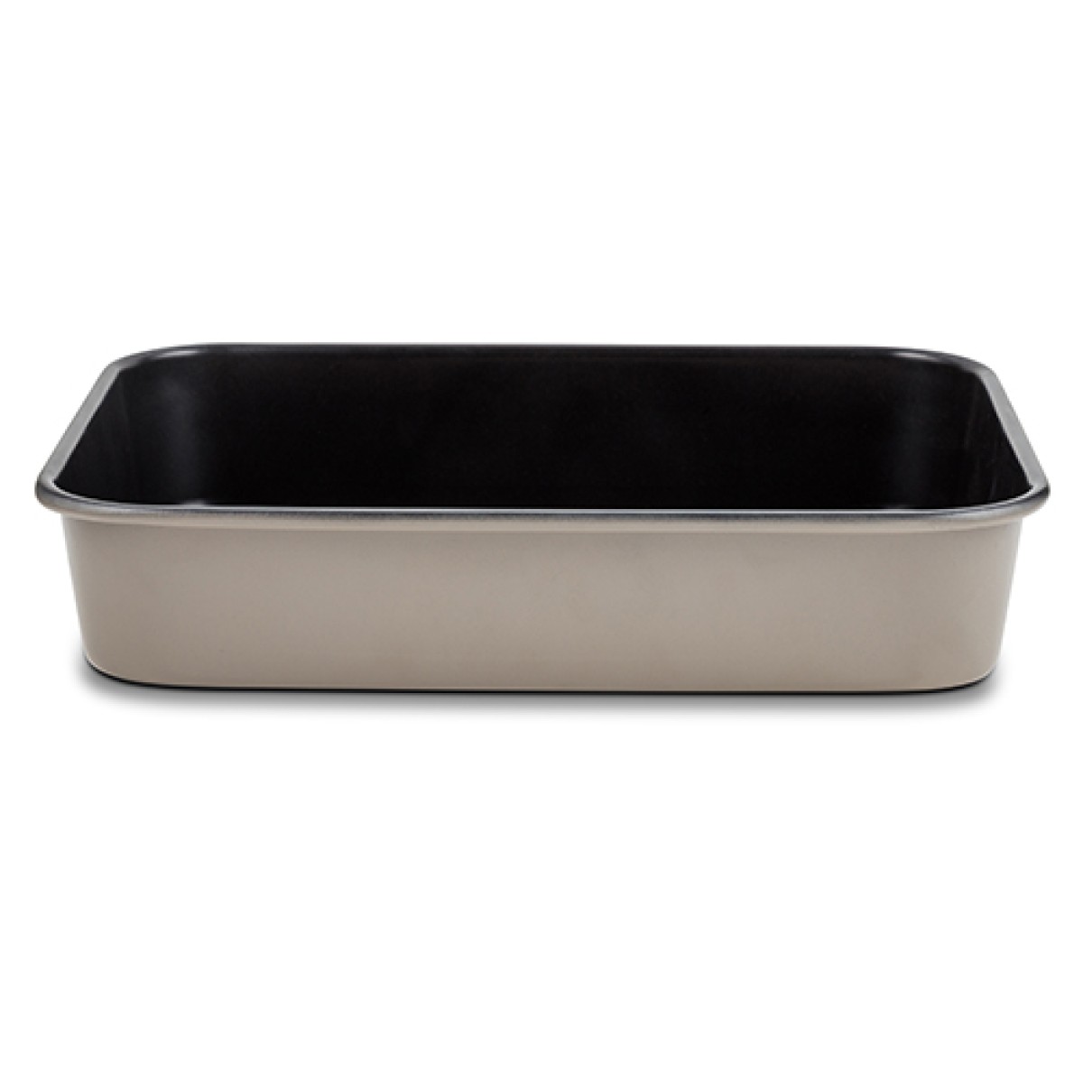 Nava Duboko XL Βαθύ Ορθογώνιο Ταψί Ατσάλινο 40x28x7cm με Αντικολλητική Επίστρωση