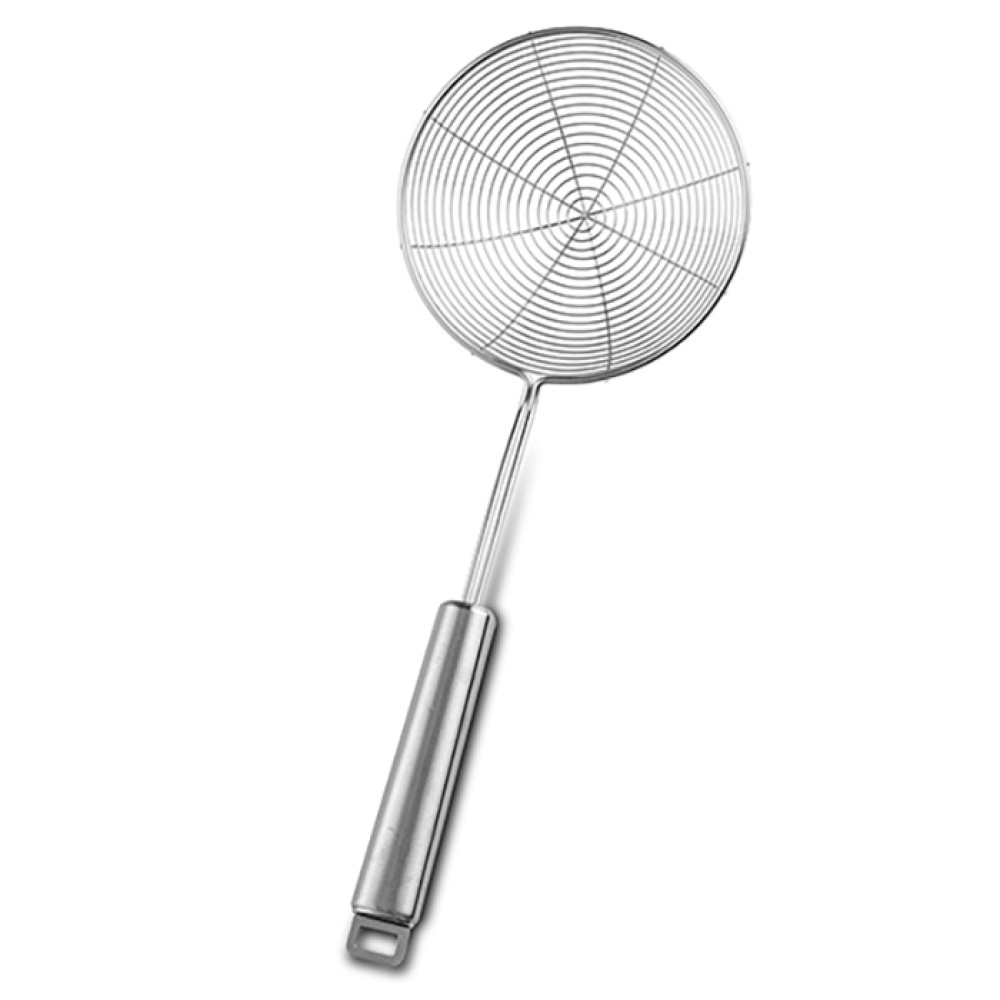 Nava Acer Ανοξείδωτη Βαθιά Κουτάλα Αράχνη Τρυπητή (36cm) Inox 18/8