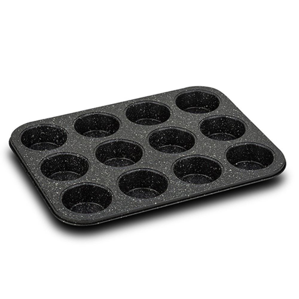 Nava Imperial Ταψί για Muffins (35x26.5x4) Αντικολλητική Stone Επίστρωση