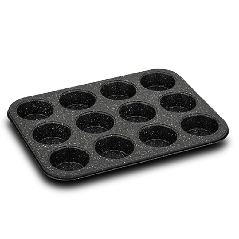 Nava Imperial Ταψί για Muffins (35x26.5x4) Αντικολλητική Stone Επίστρωση