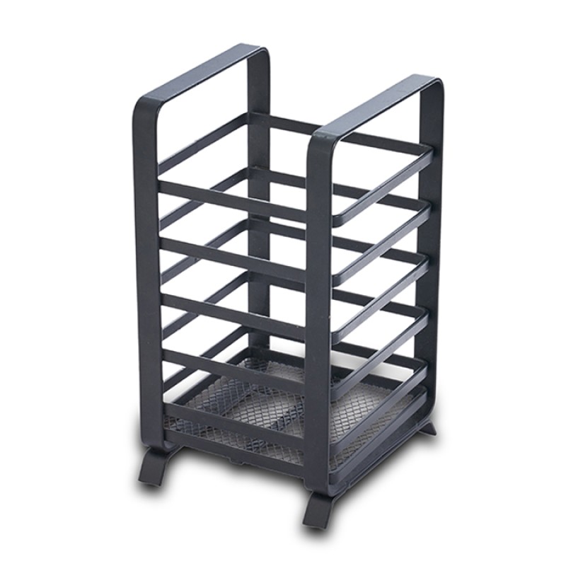 Nava Κουταλοθήκη Πάγκου (10.5x9.5x18) Μεταλλική Μαύρη