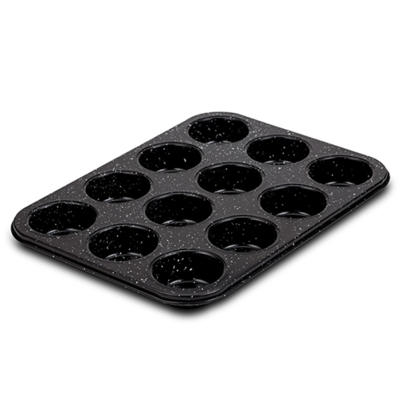 Nava Nature Ταψί για Muffins (35x26.5x3) Αντικολλητική Stone Επίστρωση