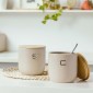 Σετ Οργάνωσης Κουζίνας NAVA Warm Gray: Ψωμιέρα & 2 Δοχεία Καφέ - Ζάχαρης
