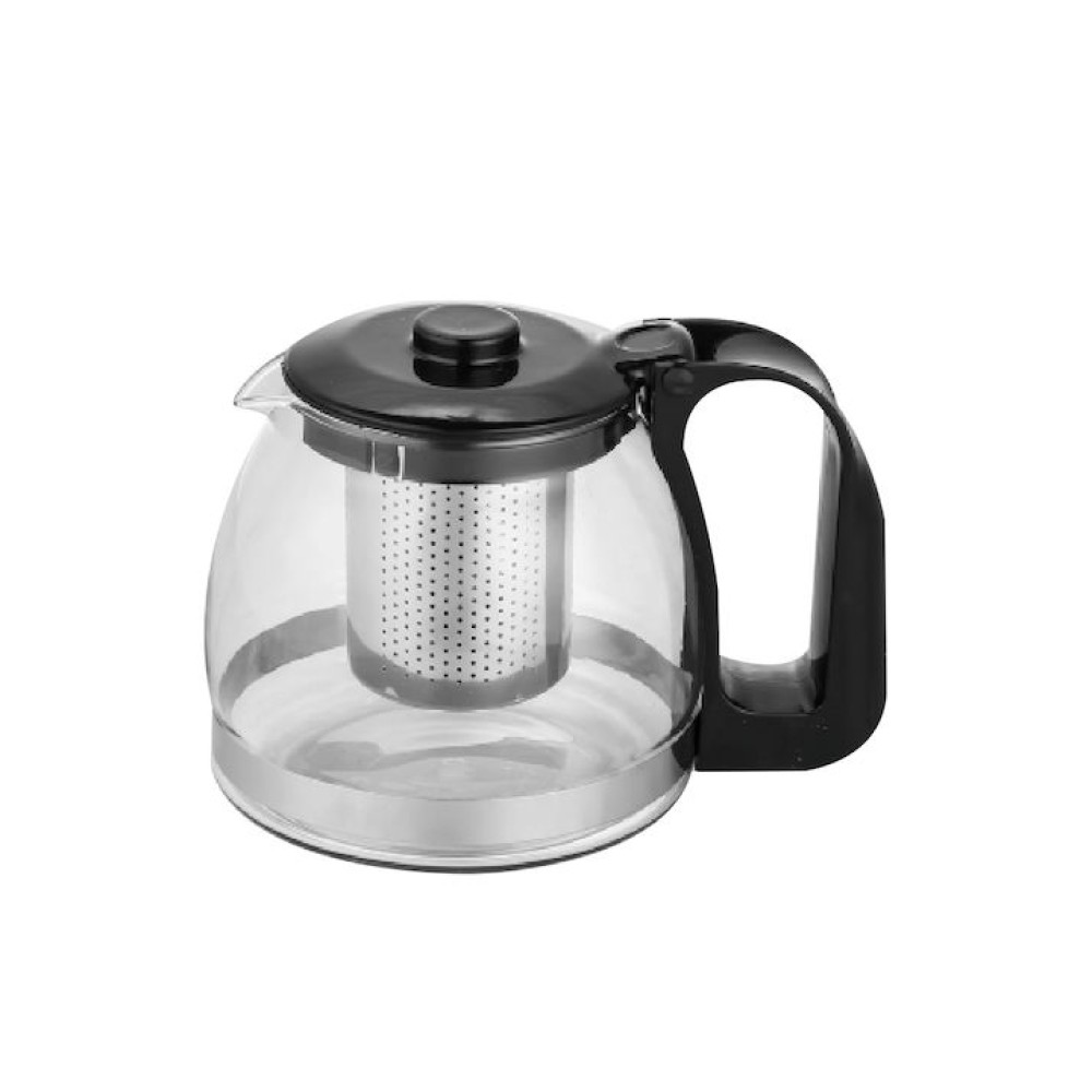 Τσαγιέρα με Φίλτρο 1250ml Γυάλινη με Πλαστική Λαβή Sidirela Ε-3447