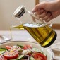 Γυάλινη Κανάτα Λαδιού 750ml με Βάση Σιλικόνης