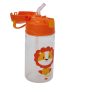 Παιδικό Παγούρι 420ml Πλαστικό με Καλαμάκι Sidirela Baby Orange E-4349-3