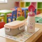 Lunch Set: Ανοξείδωτο Φαγητοδοχείο 500ml Beige με Μαχαιροπίρουνα & Παιδικό Ανοξείδωτο Θερμός Baby Rabbit 460ml με Καλαμάκι
