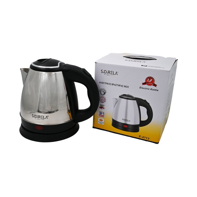 Sidirela Βραστήρας 1500W Ανοξείδωτος Χωρητικότητας 1.2Lt