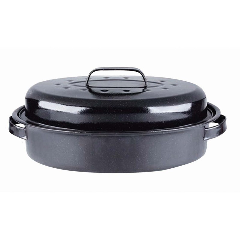 Sidirela Γάστρα (42x32) Εμαγιέ με Σχάρα