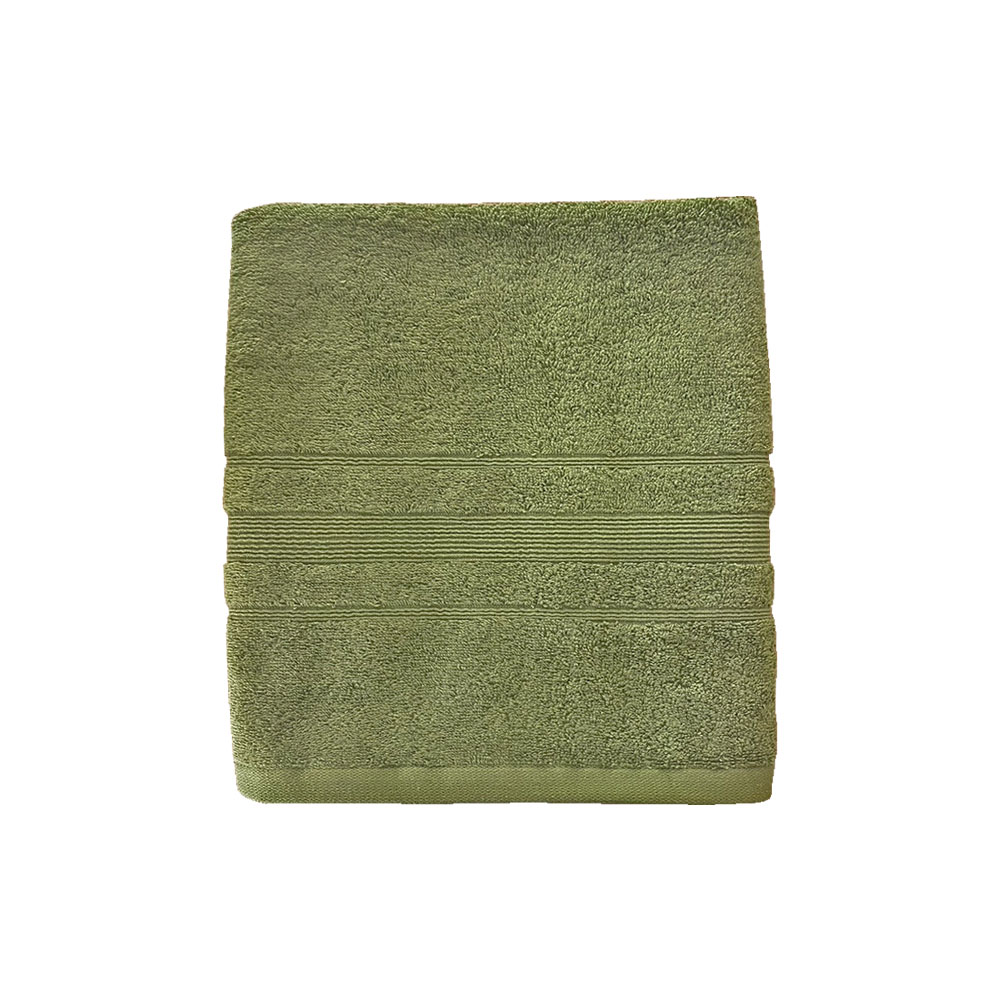 Πετσέτα Προσώπου 550grs (50x90) 100% Βαμβάκι Sidirela Line Olive E-3202-1