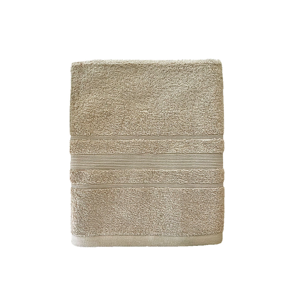 Πετσέτα Προσώπου 550grs (50x90) 100% Βαμβάκι Sidirela Line Beige E-3202-2