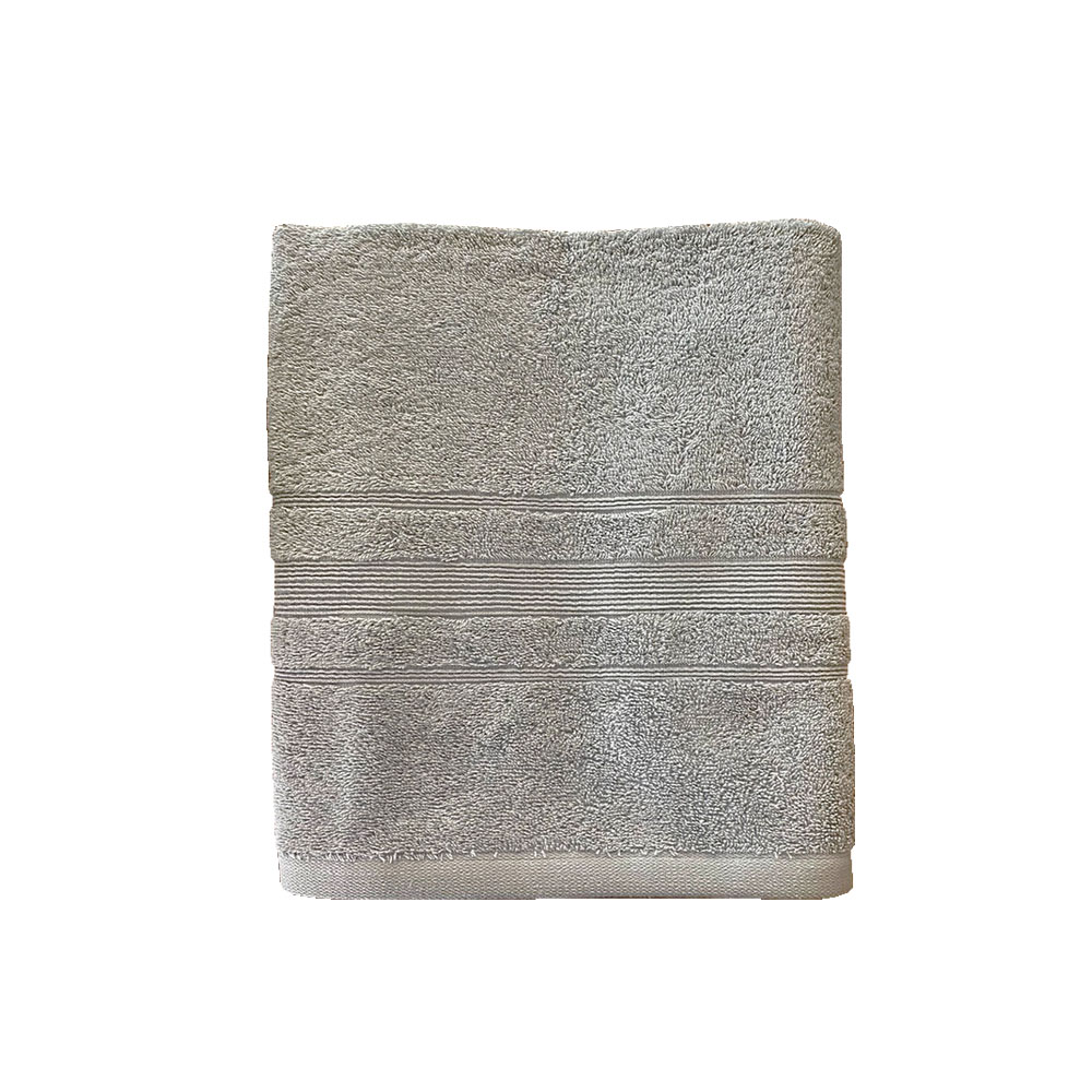 Πετσέτα Προσώπου 550grs (50x90) 100% Βαμβάκι Sidirela Line Light Grey E-3202-5
