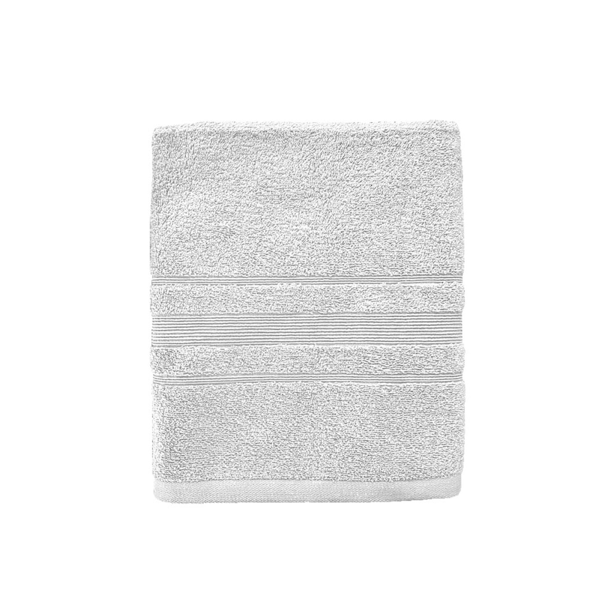 Πετσέτα Προσώπου 550grs (50x90) 100% Βαμβάκι με μπορντούρα με ανάγλυφο σχέδιο λευκό χρώμα Sidirela Line E-3202-6