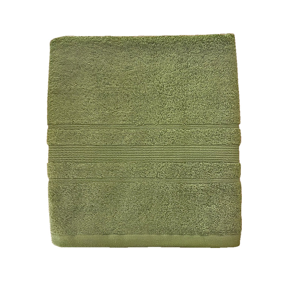 Πετσέτα Σώματος 550grs (70x140) 100% Βαμβάκι Sidirela Line Olive E-3203-1