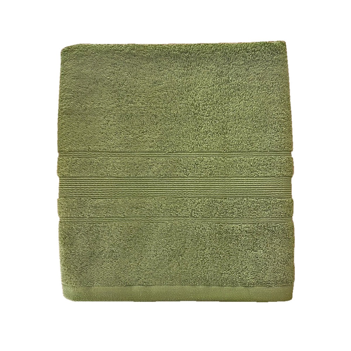 Πετσέτα Σώματος 550grs (70x140) 100% Βαμβάκι με μπορντούρα με ανάγλυφο σχέδιο λαδί χρώμα Sidirela Line E-3203-1