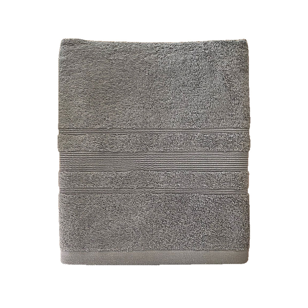 Πετσέτα Σώματος 550grs (70x140) 100% Βαμβάκι Sidirela Line Dark Grey E-3203-4