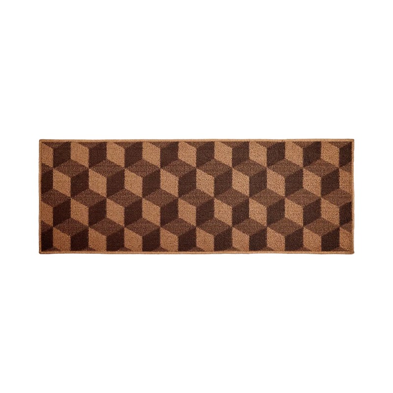 Διάδρομος (60x135) Sidirela Cubic Brown E-2139-1