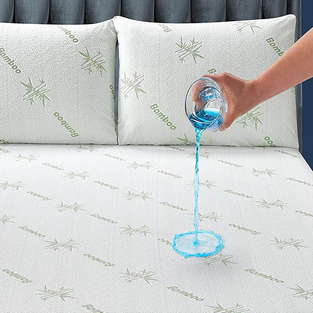 Sidirela Bamboo Αδιάβροχο Σετ 3τμχ – Κάλυμμα Στρώματος Μονό (100x200+30) & 2 Αδιάβροχα Καλύμματα Μαξιλαριών (50x70) - Υποαλλεργικό & Αναπνεύσιμο