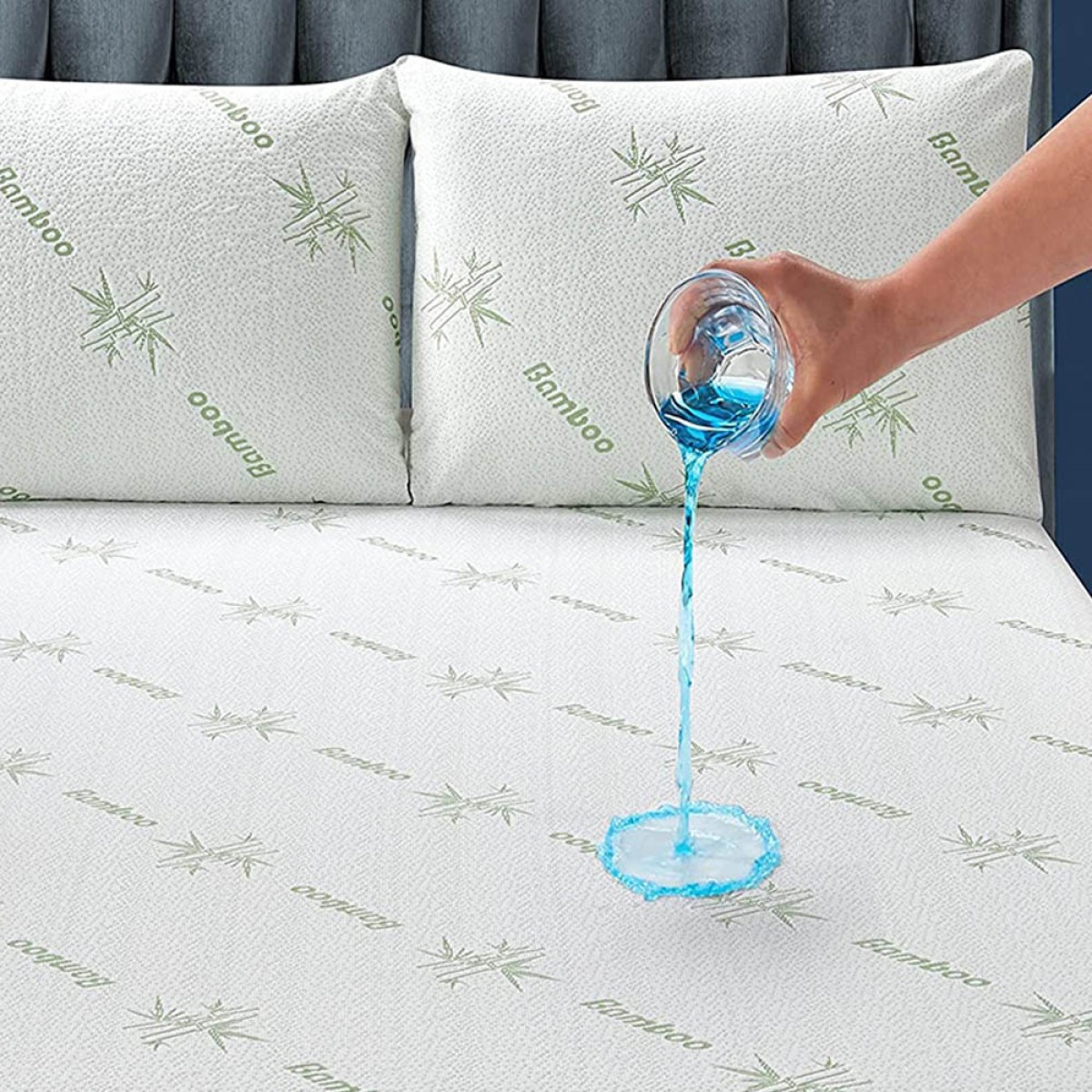 Sidirela Bamboo Αδιάβροχο Σετ 3τμχ – Κάλυμμα Στρώματος Μονό (100x200+30) & 2 Αδιάβροχα Καλύμματα Μαξιλαριών (50x70) - Υποαλλεργικό & Αναπνεύσιμο