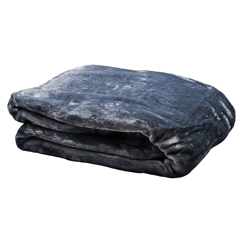 Sidirela Blue Κουβέρτα Βελουτέ Διπλή (220x230) 600gr - Πολύ Ζεστή & Απαλή