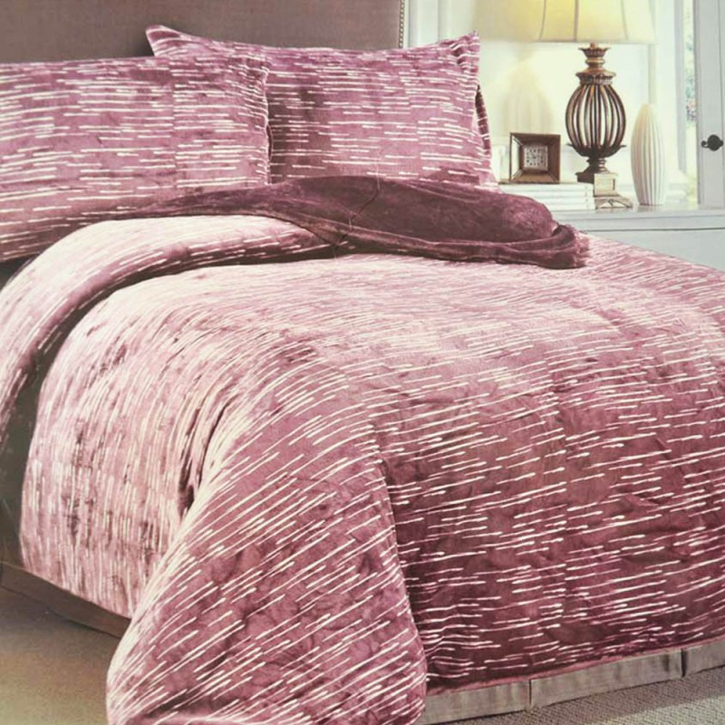 Κουβερτοπάπλωμα Υπέρδιπλο (220x240) 350γρ. - Sidirela Dusty Rose