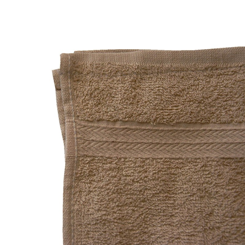 Πετσέτα Χεριών 450gsm (30x50) 100% Βαμβάκι Sidirela Toulip Brown Ε-2481-3
