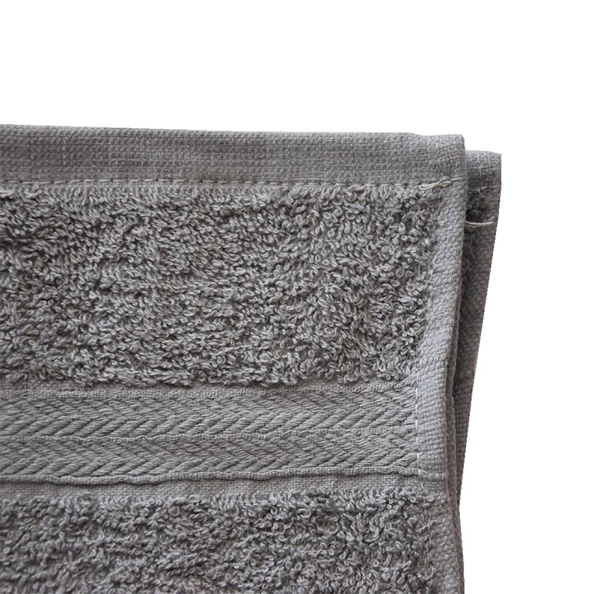 Σετ 4 Πετσέτες Χεριών 450gsm (30x30) 100% Βαμβάκι Sidirela Toulip Dark Grey Ε-3851-1
