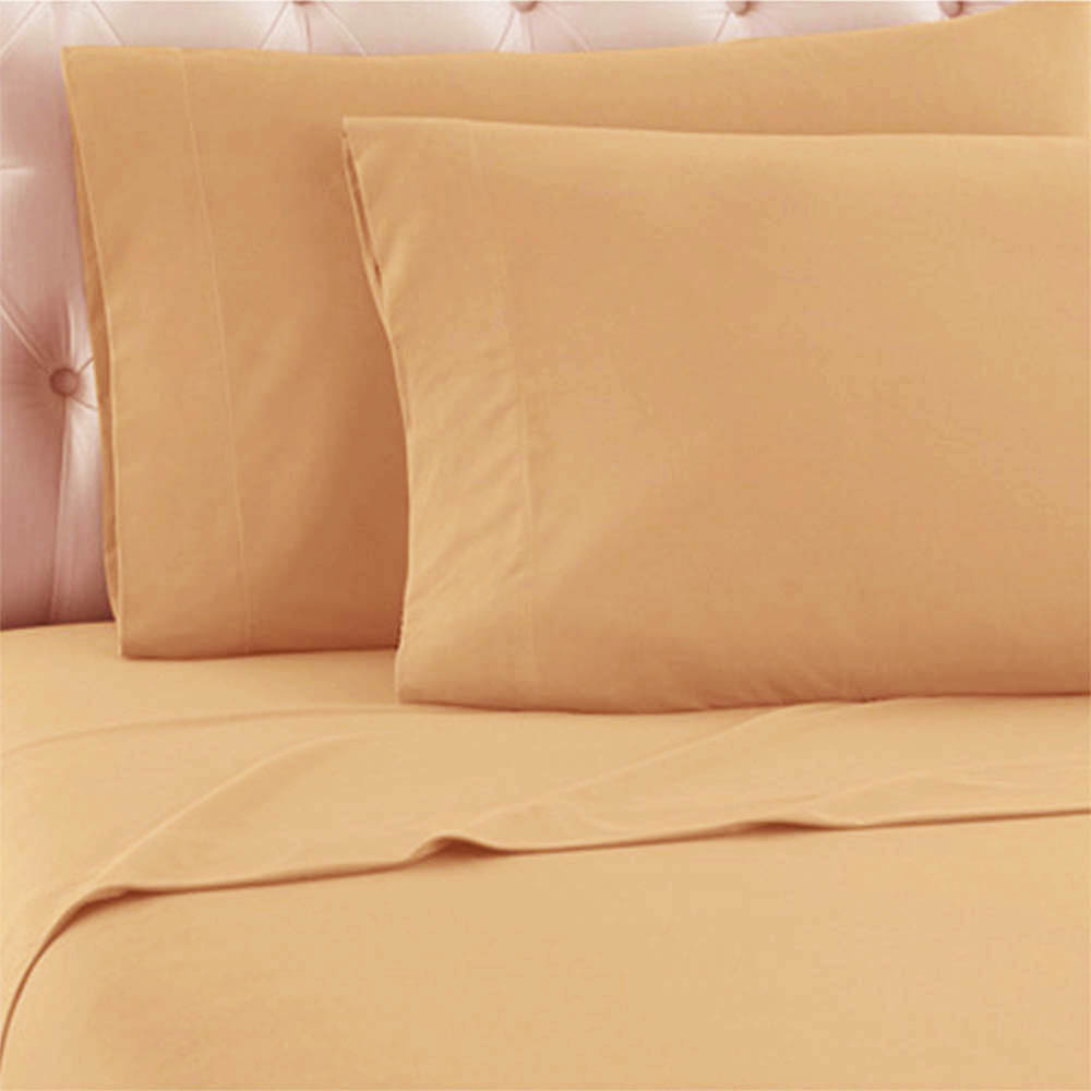 Σετ 2 Μαξιλαροθήκες (52x72) 100% Βαμβάκι Sidirela Light Orange E-3822-2