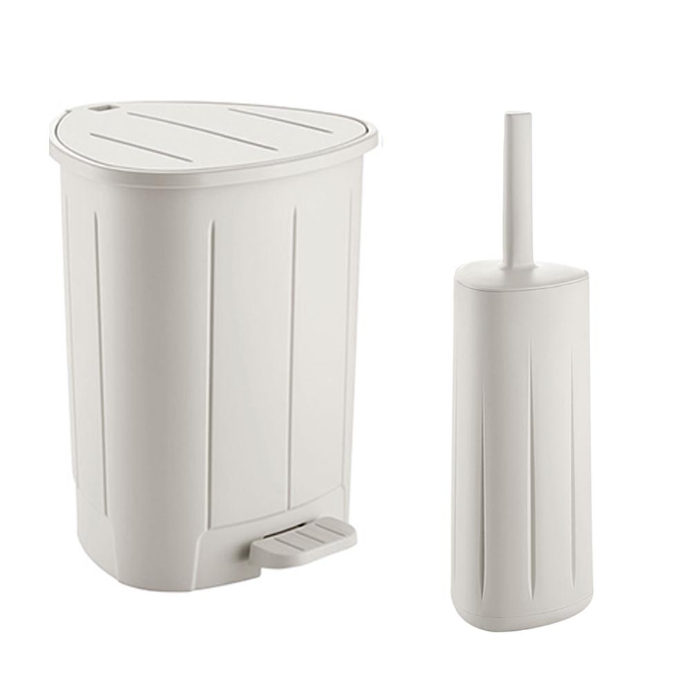 Trio Beige Σετ Πεντάλ 8Lt + Πιγκάλ Πλαστικό