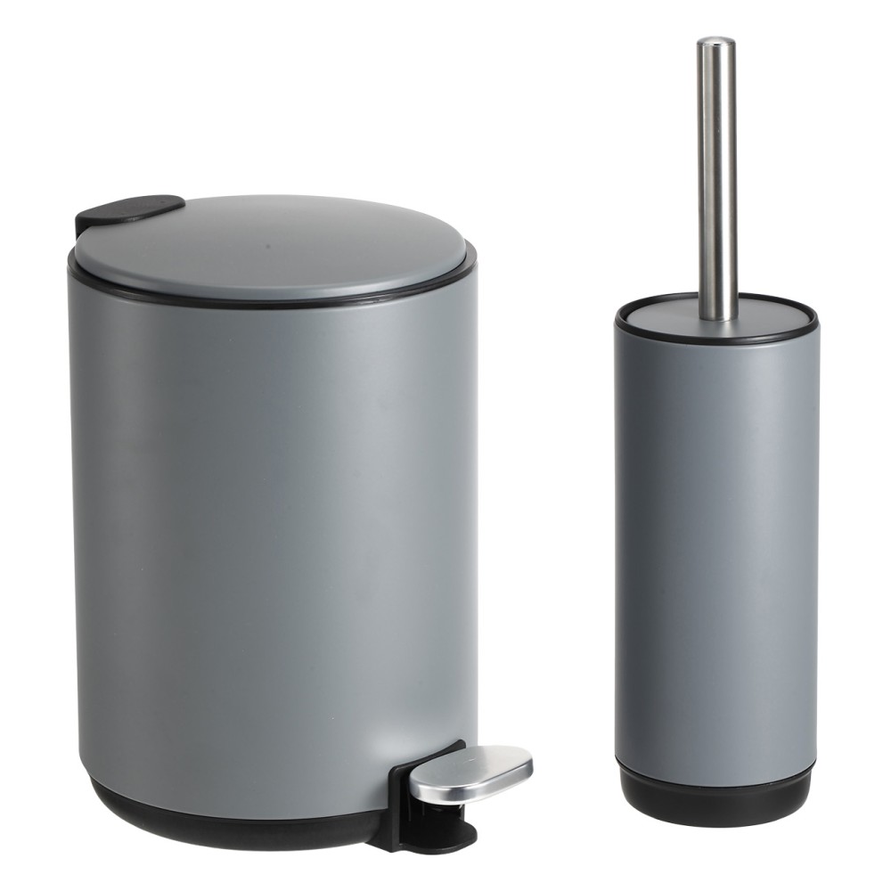Sidirela Elegant Grey Σετ Πεντάλ 5Lt Soft Close + Πιγκάλ Μεταλλικό