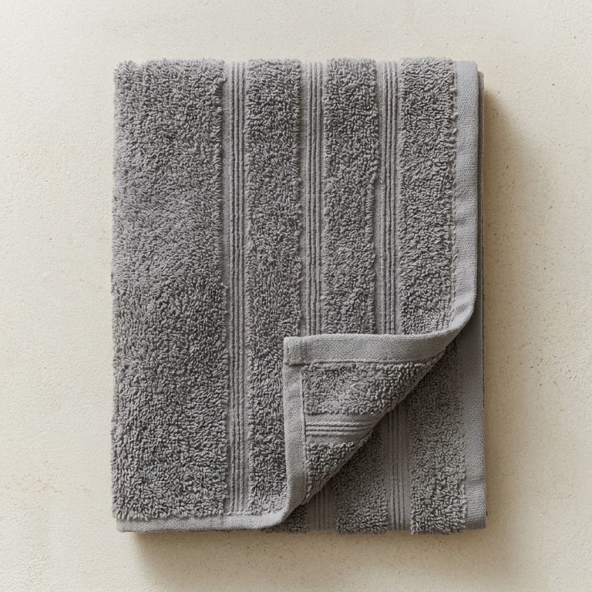 Πετσέτα Προσώπου (50x90) 100% Βαμβάκι 550gsm Γκρι - Σειρά Line
