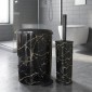 Marble Black Σετ Πεντάλ 7Lt + Πιγκάλ Πλαστικό