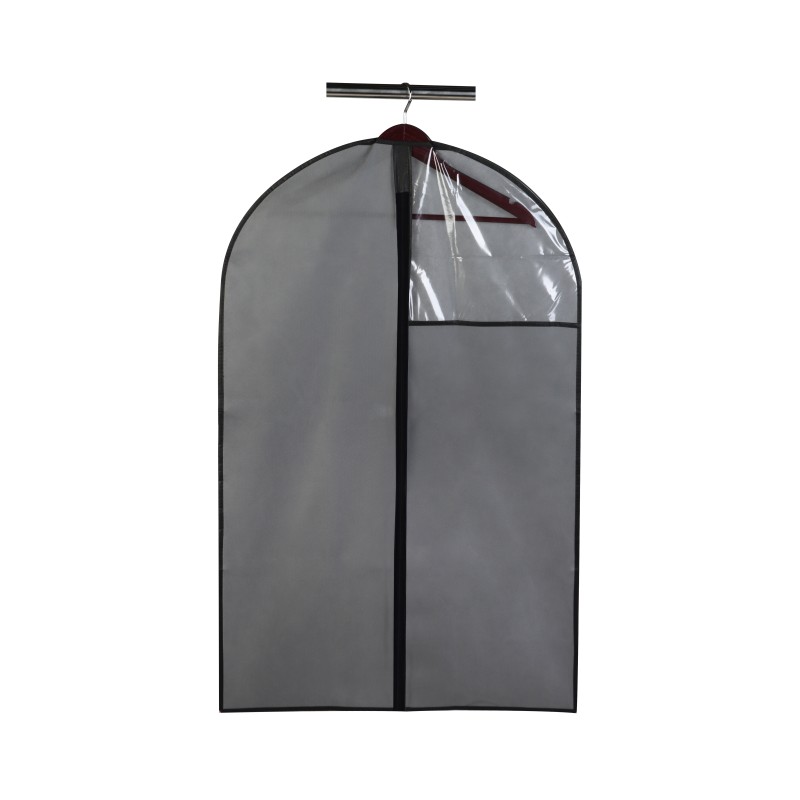 Υφασμάτινη Κοστουμοθήκη (60x95) με Φερμουάρ & Διάφανο Παράθυρο