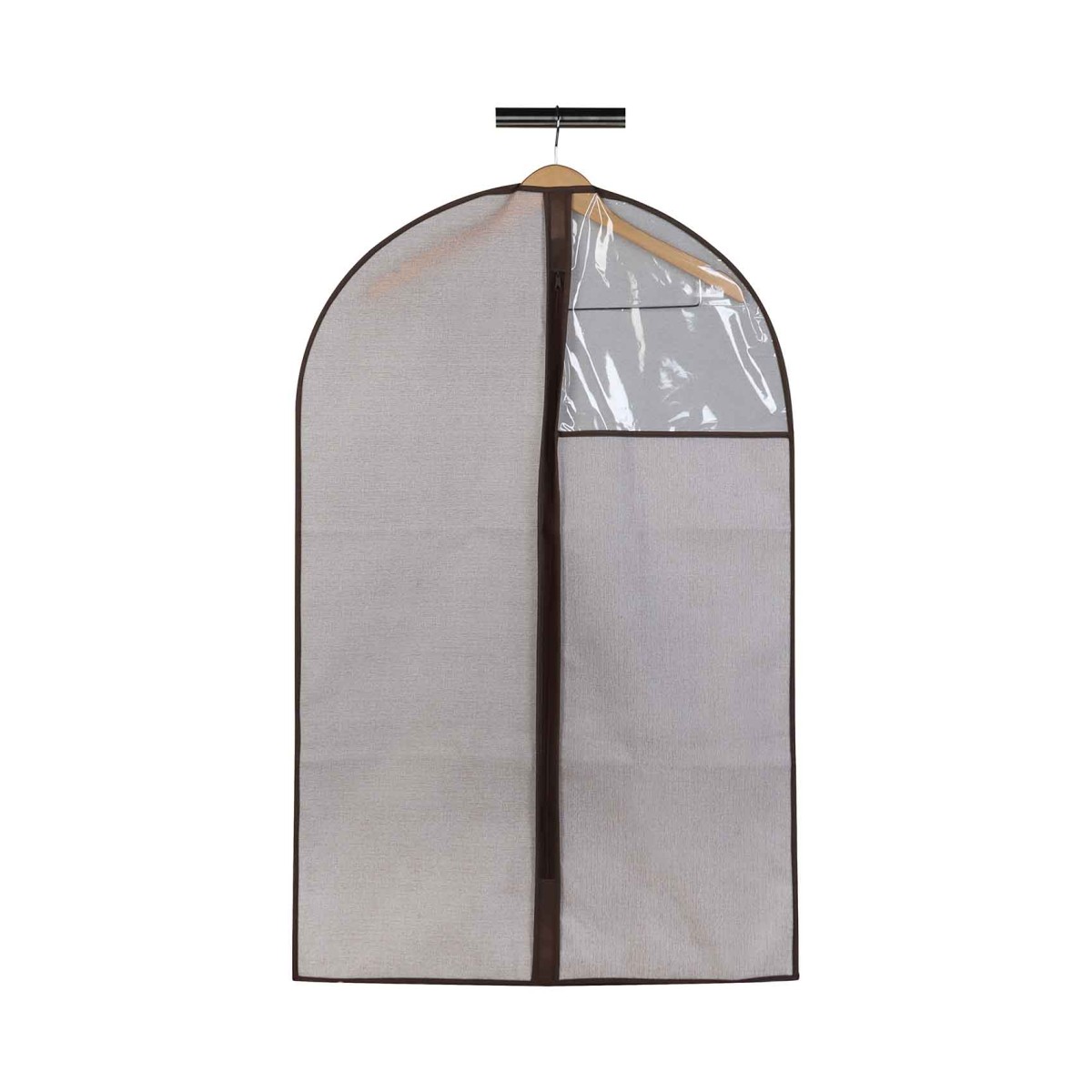 Premium Linea Υφασμάτινη Κοστουμοθήκη (60x95) από Ενισχυμένο Non-Woven με Φερμουάρ & Διάφανο Παράθυρο