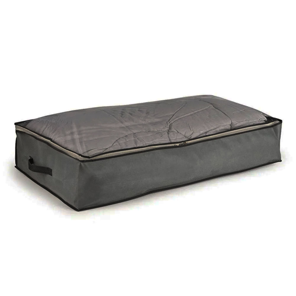 Υφασμάτινη Θήκη Οργάνωσης & Αποθήκευσης Ρούχων (115x50x15) με Φερμουάρ & Παράθυρο