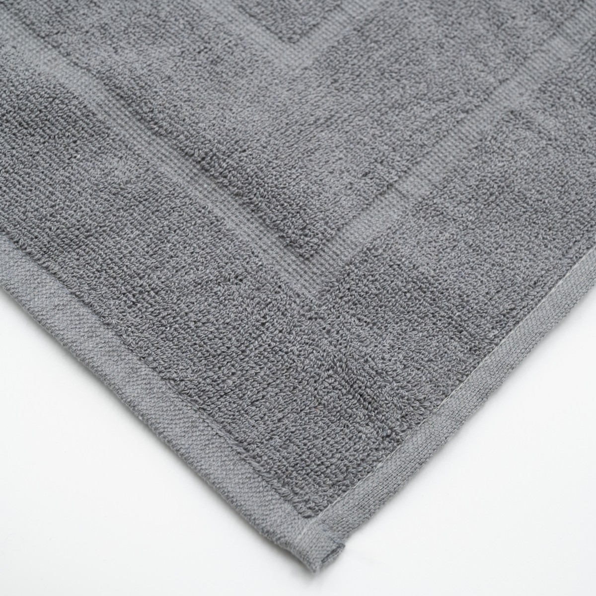 Πατάκι Μπάνιου Ξενοδοχείου 650gsm (50x70) 80% Βαμβάκι 20% Polyester Γκρι - SIKINOS