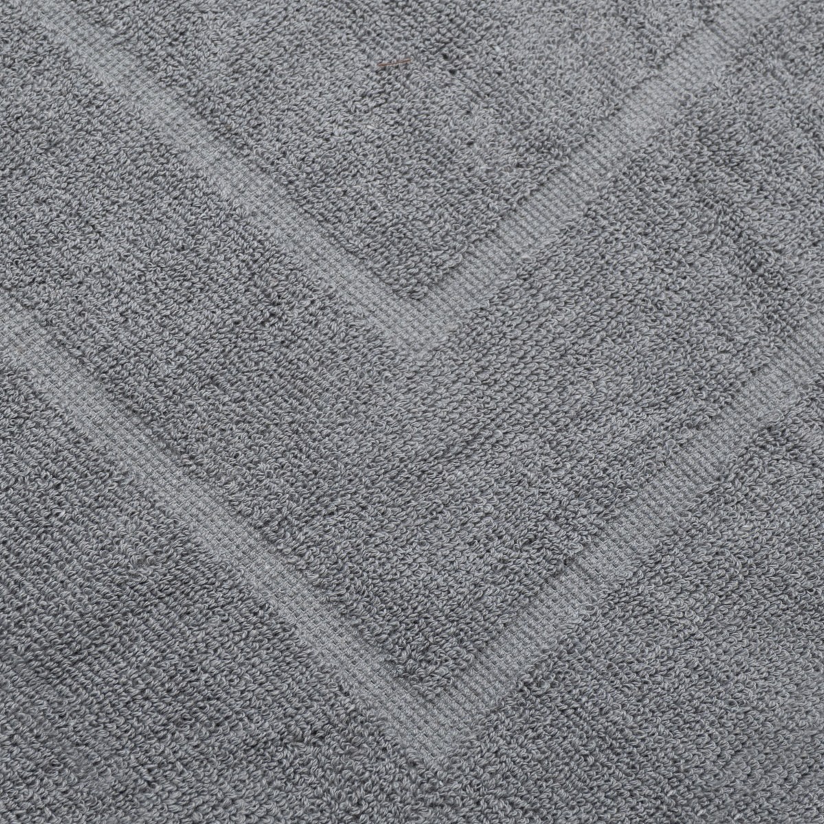 Πατάκι Μπάνιου Ξενοδοχείου 650gsm (50x70) 80% Βαμβάκι 20% Polyester Γκρι - SIKINOS