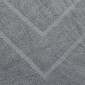 Πατάκι Μπάνιου Ξενοδοχείου 650gsm (50x70) 80% Βαμβάκι 20% Polyester Γκρι - SIKINOS