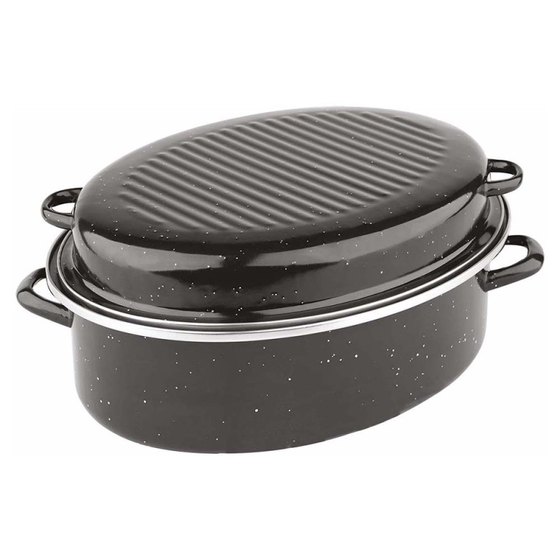 Sidirela Γάστρες Εμαγιέ Premium – Σετ 2τμχ (32x24 & 42x32) - Αντικολλητικές, Ανθεκτικές & Ιδανικές για Φούρνο Sidirela Γάστρες Εμαγιέ Premium – Σετ 2τμχ (32x24 & 42x32) - Αντικολλητικές, Ανθεκτικές & Ιδανικές για Φούρνο