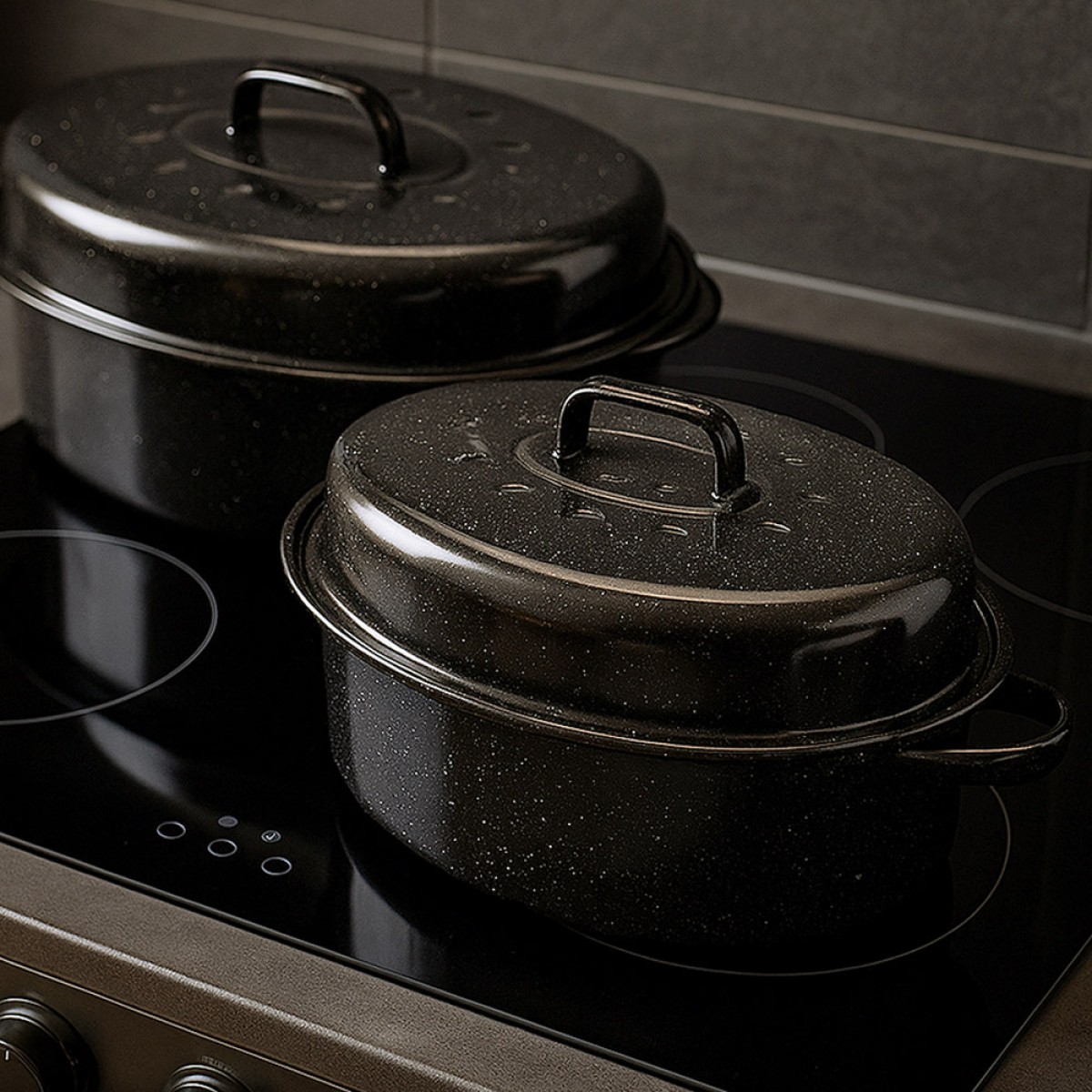 Sidirela Γάστρες Εμαγιέ με Σχάρα – Σετ 2τμχ (36x26 & 42x32) για Φούρνο – Αντικολλητικές, Ανθεκτικές & Ιδανικές για Οικογενειακά Γεύματα Sidirela Γάστρες Εμαγιέ με Σχάρα – Σετ 2τμχ (36x26 & 42x32) για Φούρνο – Αντικολλητικές, Ανθεκτικές & Ιδανικές για Οικογενειακά Γεύματα