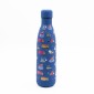 Happy Trucks Παιδικό Ανοξείδωτο Θερμός 500ml Μπλε με Βιδωτό Καπάκι & Soft Υφή