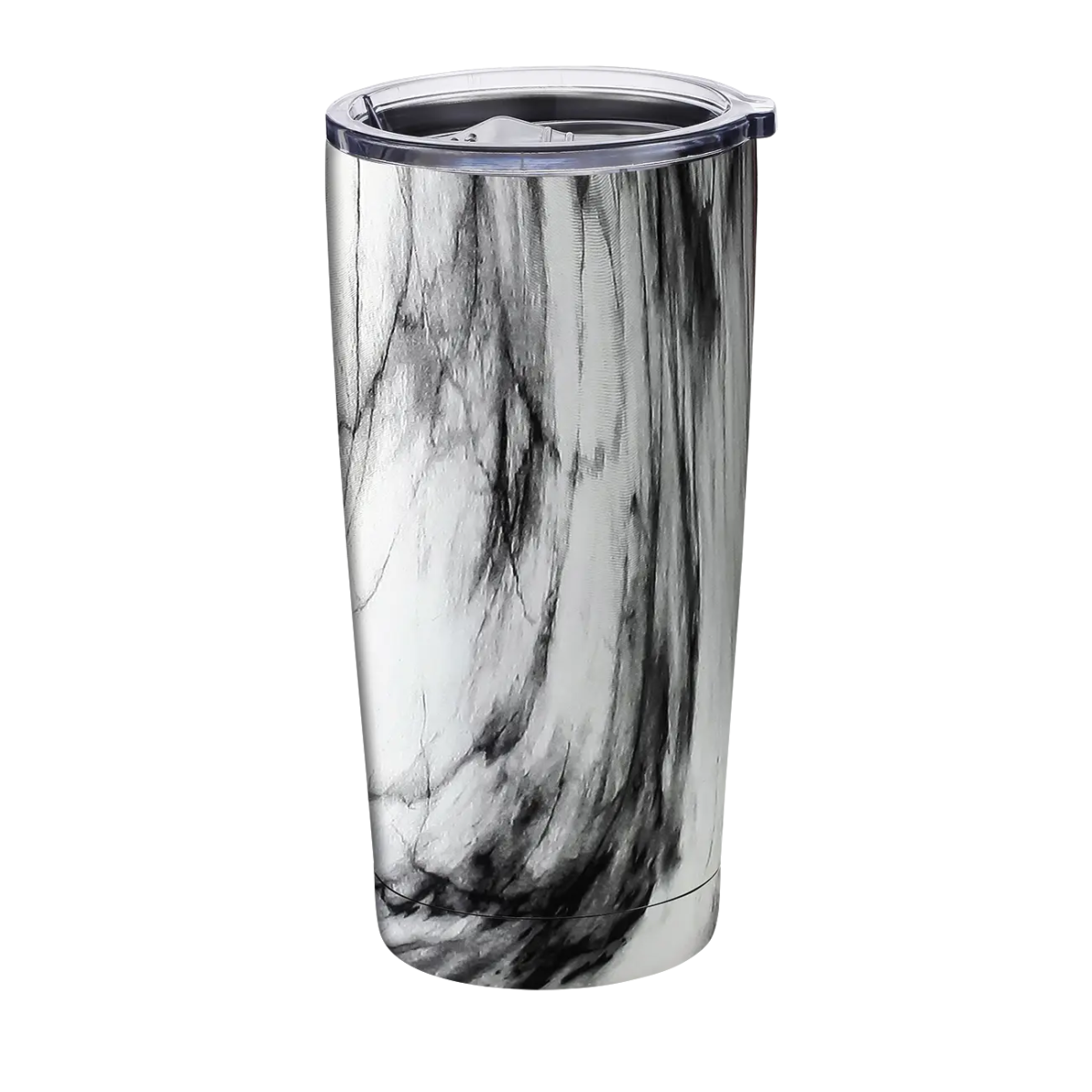 Sidirela Tower Ποτήρι Θερμός 600ml Ανοξείδωτο Ατσάλι - White Marble
