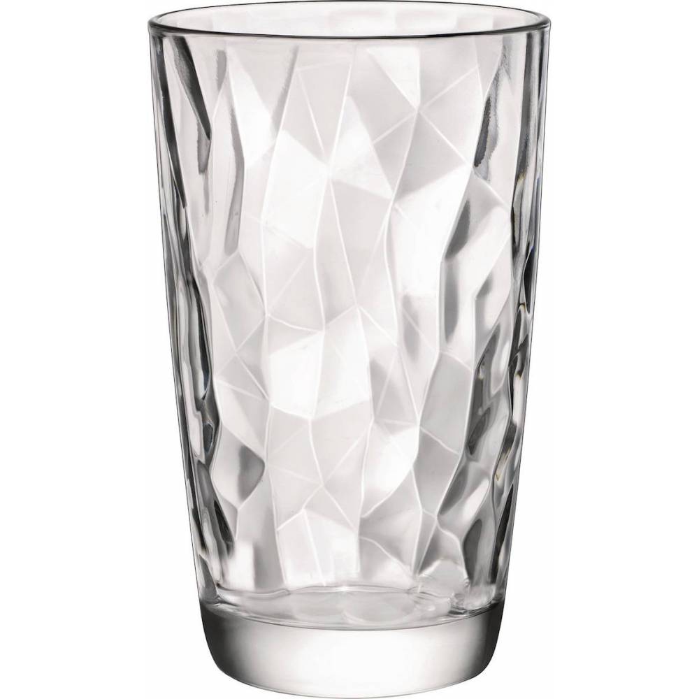 Bormioli Rocco Diamond σετ 6 ποτήρια νερού 470ml από γυαλί διάφανο 1943036