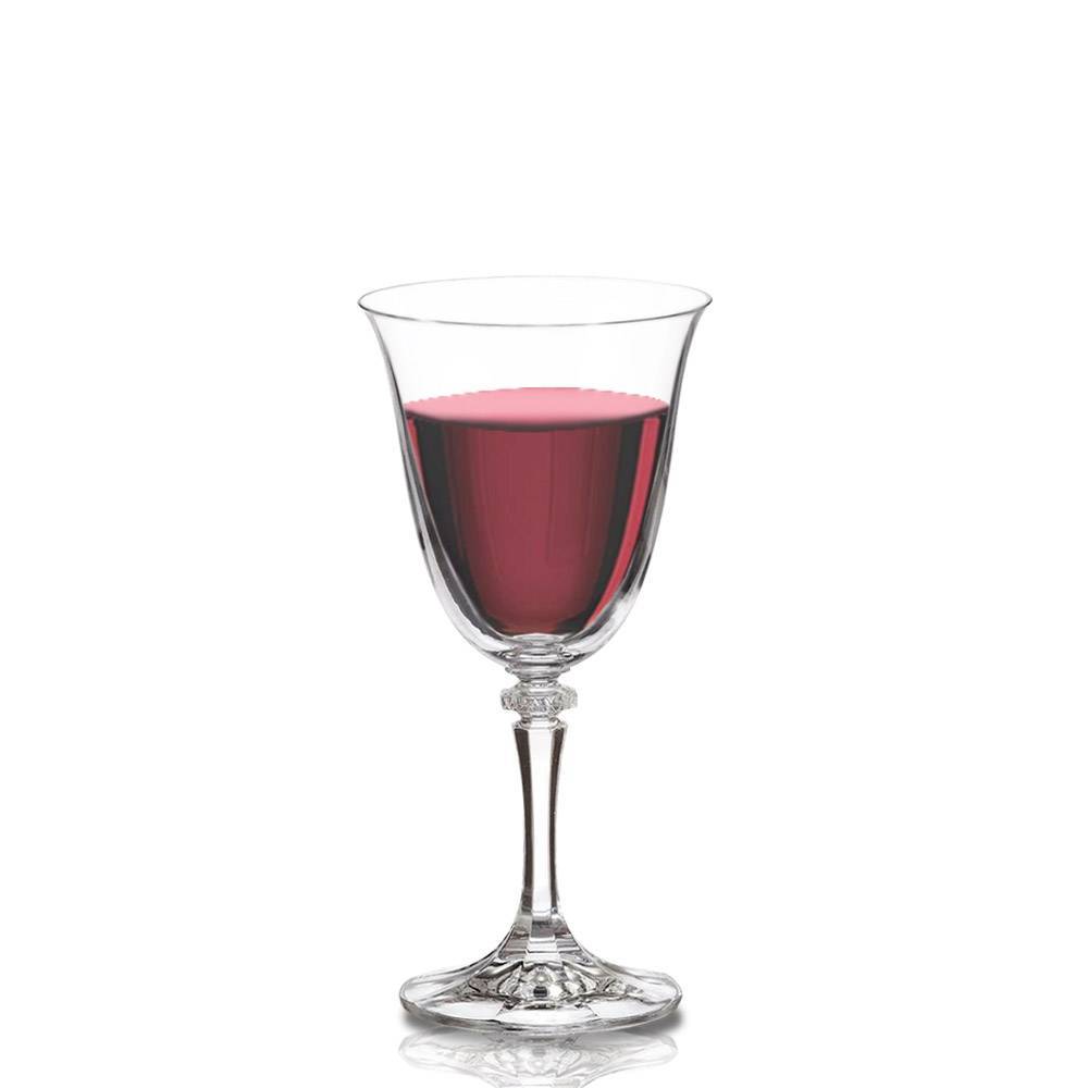 Kleopatra κρυστάλλινα ποτήρια κρασιού 250ml Kleopatra-12 Bohemia σετ 6τμχ