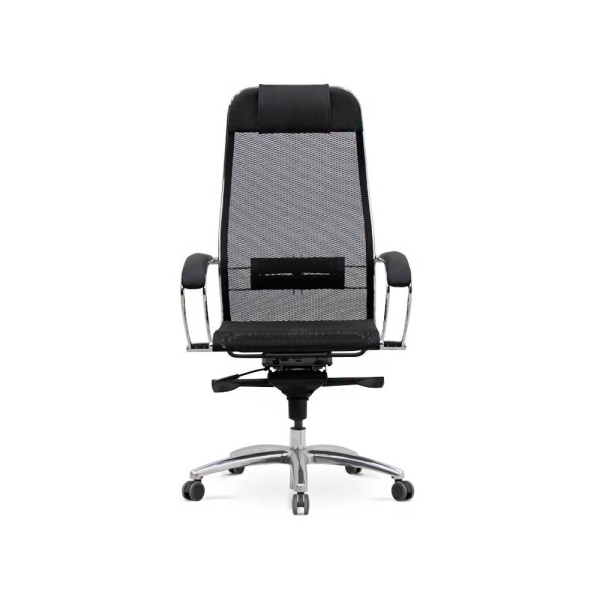 Καρέκλα γραφείου εργονομική Samurai-2  με ύφασμα Mesh σε μαύρο 70x70x124/134εκ.